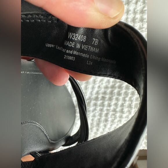 Cole Haan Mirabelle Leather Sandal, Black - Picture 10 of 10